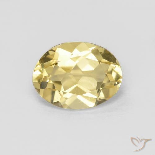 1.31ct Natural Amarelo Dijon Berilo, oval, VVS-VS