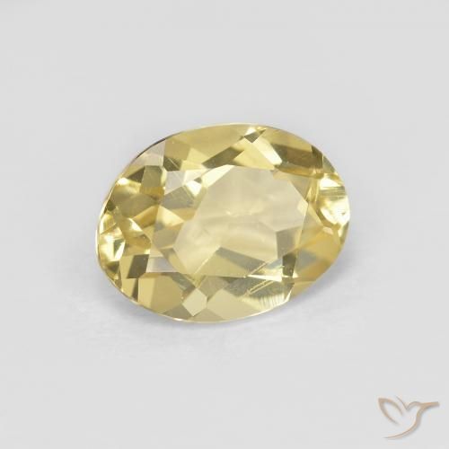 Berilo Amarelo Dijon Natural 1.31ct, oval, VVS-VS