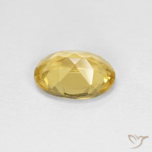 Berilo amarelo real Natural 0.95ct, oval, VVS-VS