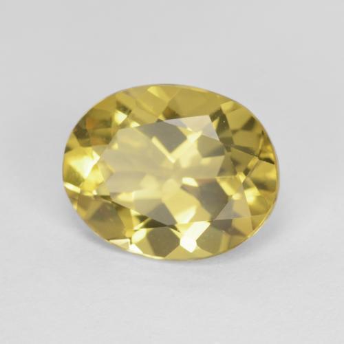 Berilo Amarelo Dijon Natural 2.33ct, Corte Oval, VVS
