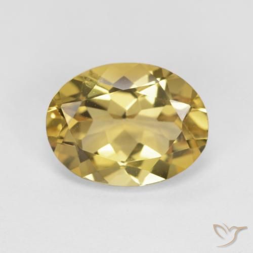 2.33ct Natural Amarelo escuro Berilo, oval, VVS, Photo A