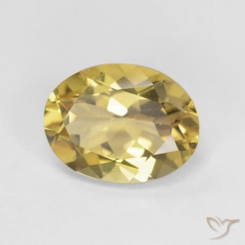 Berilo Amarelo escuro Natural 2.33ct, oval, VVS