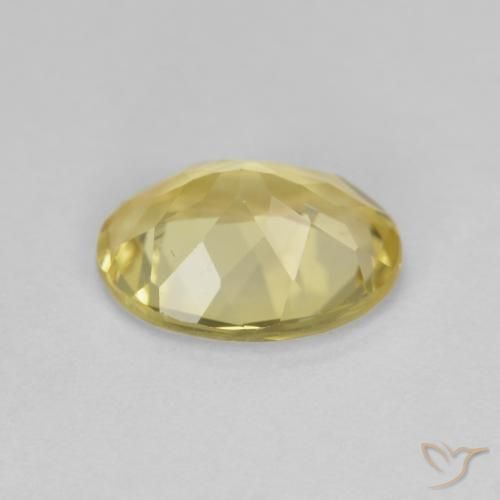 Berilo amarelo médio Natural 1.58ct, oval, VS