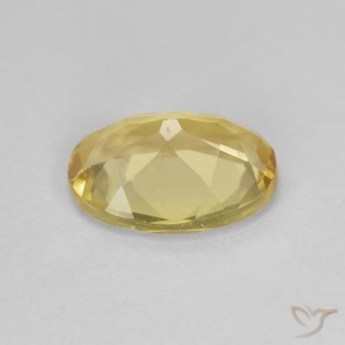 Berilo Luz amarela Natural 1.52ct, oval, VS