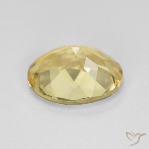 Berilo amarelo quente Natural 2.56ct, oval, VS