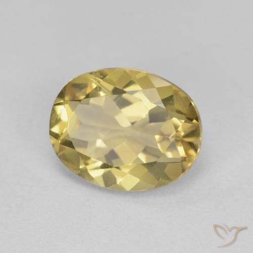Berilo amarelo médio Natural 2.24ct, oval, VS