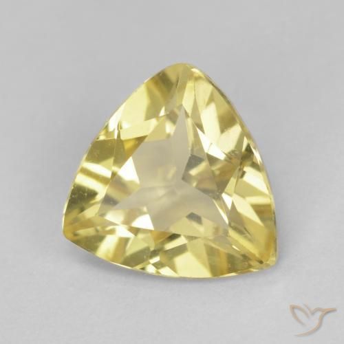 Berilo Luz amarela Natural 1.36ct, Trilhão, VS