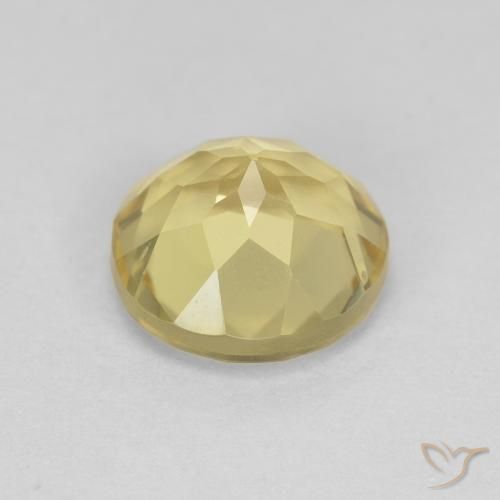Berilo Amarelo Terroso Natural 1.38ct, Redondo, VS