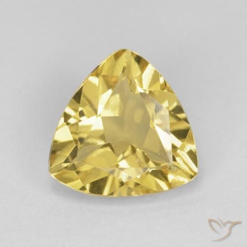 2.17ct Natural Luz amarela Berilo, Trilhão, VS, Photo A