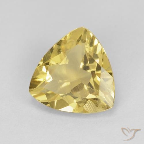 Berilo Luz amarela Natural 2.17ct, Trilhão, VS