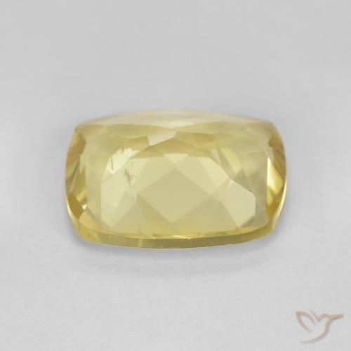 Berilo Luz amarela Natural 1.84ct, Almofada, VS