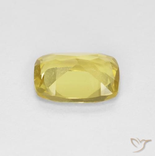 Berilo Amarelo Mel Muito Claro Natural 0.75ct, Almofada, VS