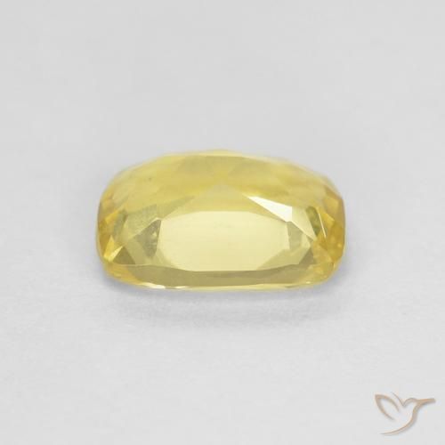 Berilo amarelo natural 0,75ct, almofada cortada, VS