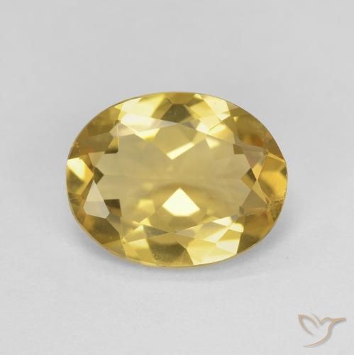 2.06ct Natural Goldenrod amarelo Berilo, oval, VS