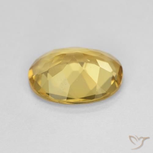 Berilo Goldenrod amarelo Natural 2.06ct, oval, VS