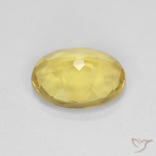 Berilo amarelo médio Natural 1.55ct, oval, VS