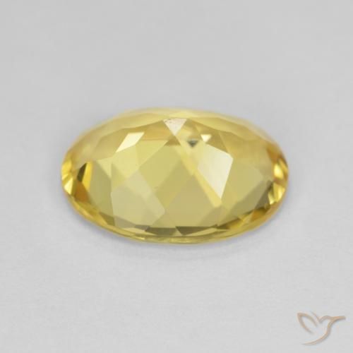 Berilo amarelo quente Natural 2.84ct, oval, VVS-VS