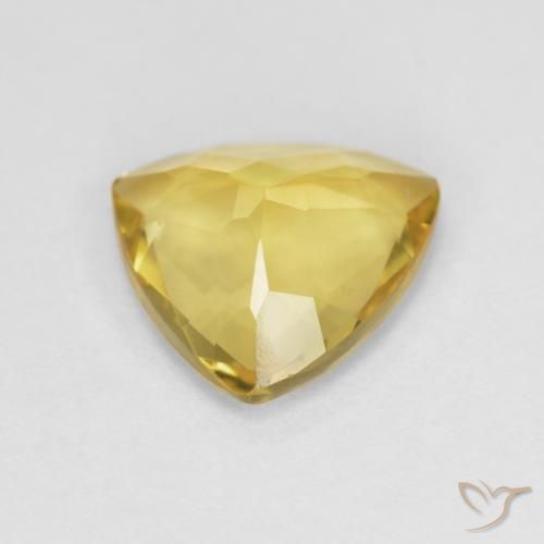 Berilo amarelo médio Natural 1.83ct, Trilhão, VVS-VS