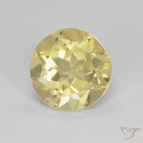 Berilo Luz Dourada Natural 2.06ct, Redondo, VVS-VS