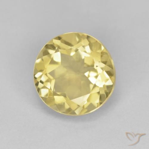 Berilo Luz amarela Natural 1.98ct, Redondo, VVS-VS