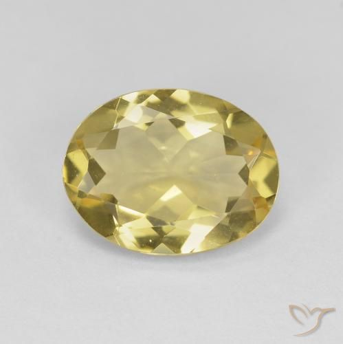 2.69ct Natural Amarelo Dourado Claro Berilo, oval, VVS