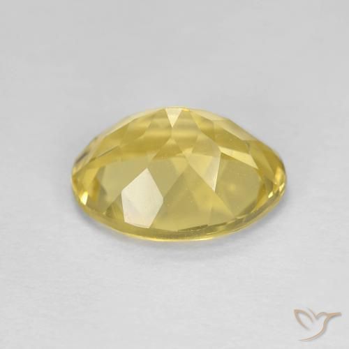 Berilo Medium Light-Yellow Natural 3.00ct, oval, VVS