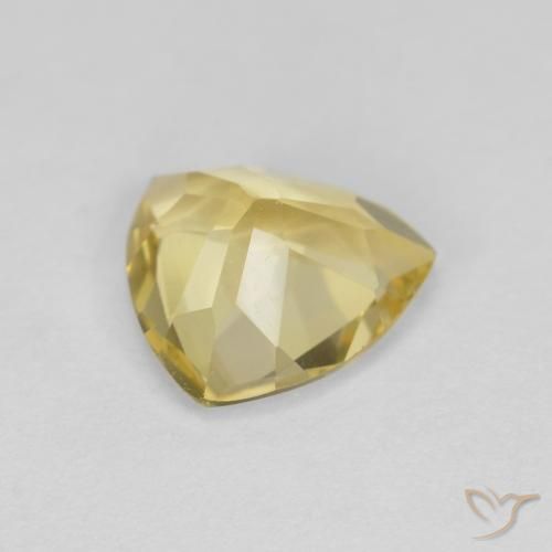 Berilo Amarelo claro médio Natural 1.47ct, Trilhão, VVS