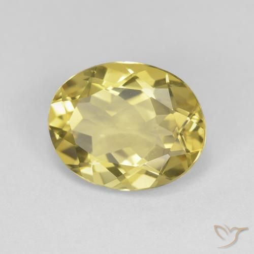 Berilo Amarelo Toscana Natural 3.13ct, oval, VVS