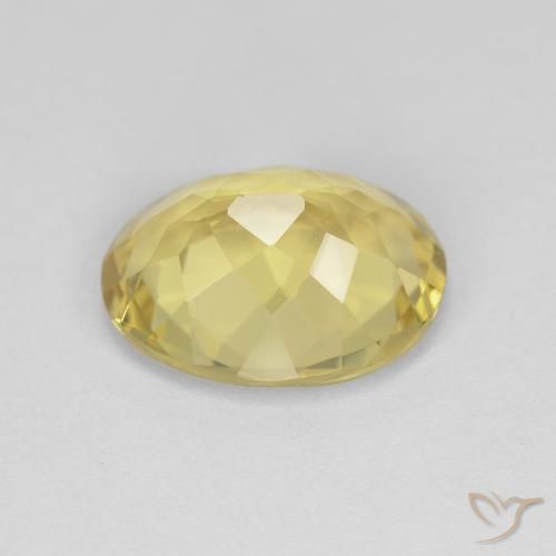 Berilo Amarelo Toscana Natural 3.13ct, oval, VVS