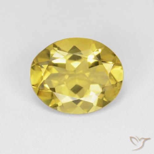 2.78ct Natural Amarelo acastanhado Berilo, oval, VVS