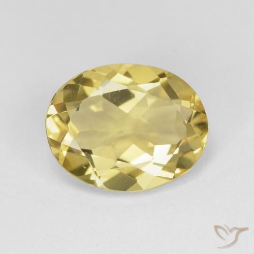 2.95ct Natural Amarelo Toscana Berilo, oval, VVS