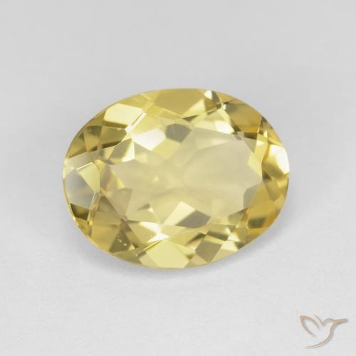Berilo Amarelo Toscana Natural 2.95ct, oval, VVS