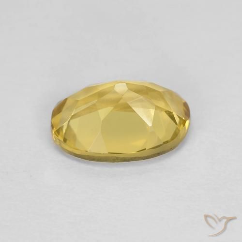 Berilo amarelo médio Natural 1.58ct, oval, VVS