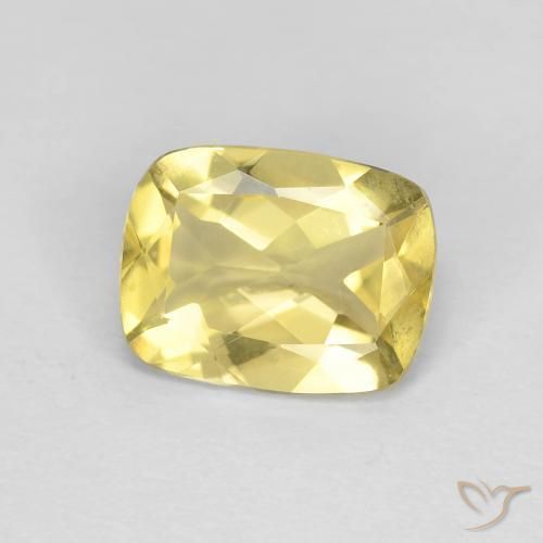Berilo Amarelo Toscana Natural 1.62ct, Almofada, VVS