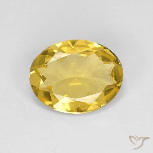 2.11ct Natural Amarelo Toscana Berilo, oval, VVS-VS