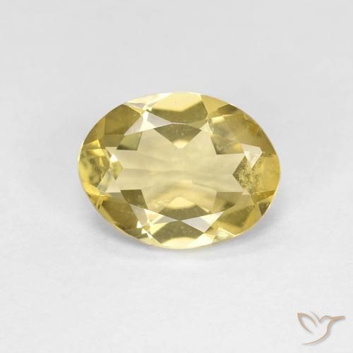 1.53ct Natural Amarelo claro Berilo, oval, VS
