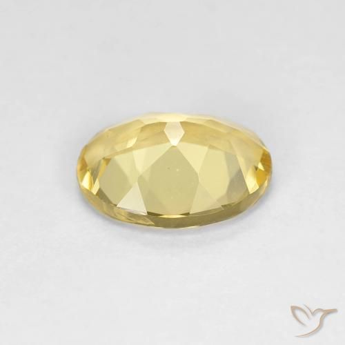 Berilo Amarelo claro Natural 1.53ct, oval, VS