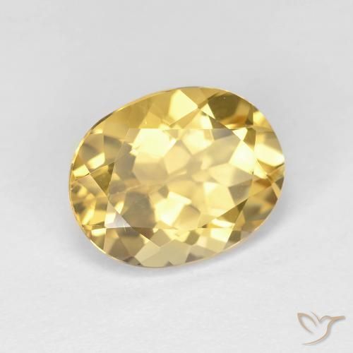 Berilo Dourado Natural 3.20ct, oval, VVS-VS
