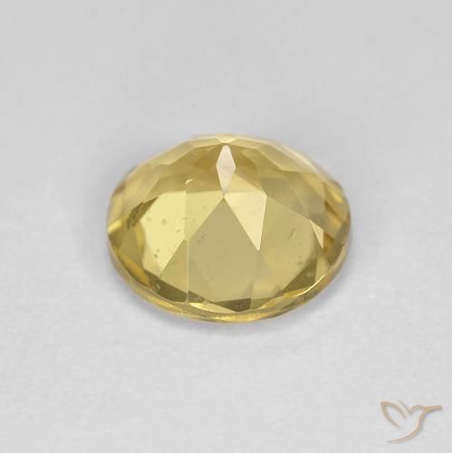 Berilo Amarelo Toscana Natural 1.16ct, Redondo, VS