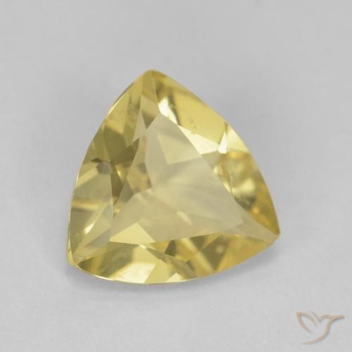 Berilo Amarelo Terroso Natural 1.25ct, Trilhão, VVS-VS