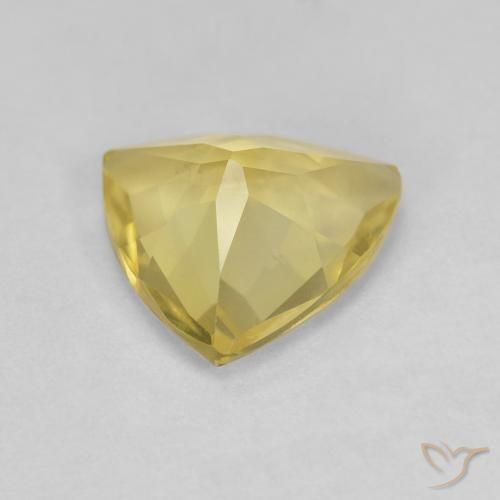 Berilo Amarelo Terroso Natural 1.25ct, Trilhão, VVS-VS