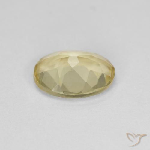 Berilo amarelo médio Natural 1.59ct, oval, VS