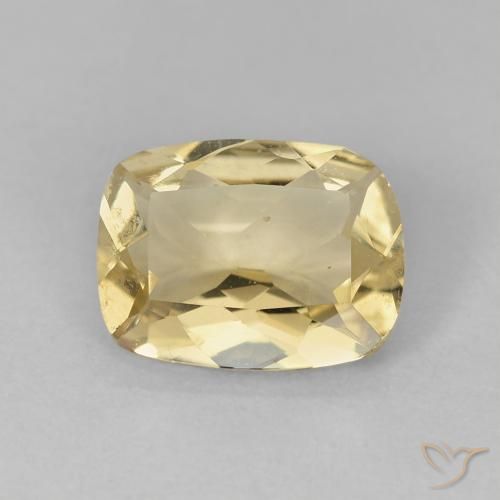 1.50ct Natural amarelo quente Berilo, Almofada, VS