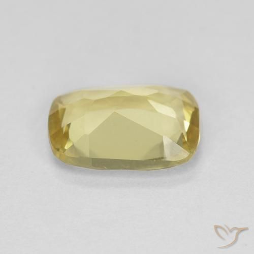 Berilo Amarelo Terroso Natural 1.10ct, Almofada, VS