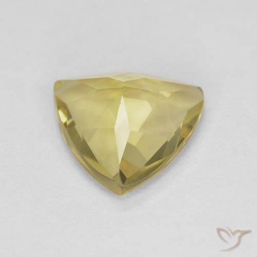 Berilo amarelo médio Natural 1.18ct, Trilhão, VS