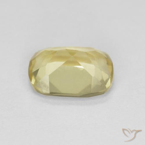 Berilo amarelo suave Natural 1.13ct, Almofada, VS