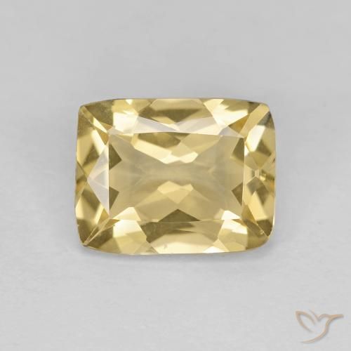 1.84ct Natural Dourado Berilo, Almofada, VVS