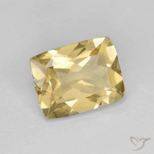 Berilo Dourado Natural 1.84ct, Almofada, VVS
