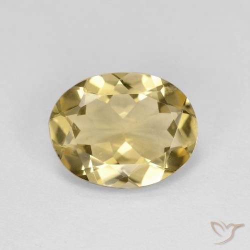 2.59ct Natural Luz Dourada Berilo, oval, VVS