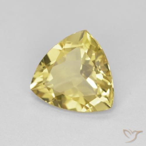 Berilo amarelo médio Natural 1.77ct, Trilhão, VVS